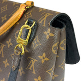 Louis Vuitton Black Leather/ Monogram Marignan 2Way Bag