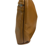 Longchamp Camel Leather Cosmetic Pouch