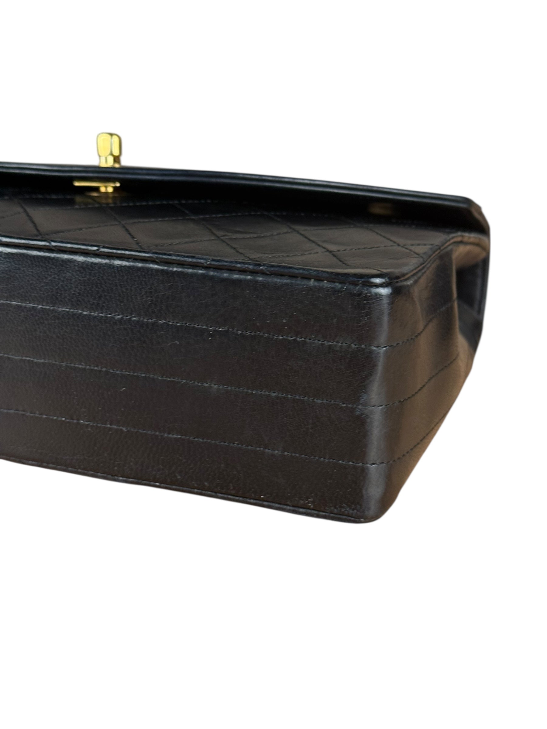 Chanel Vintage Black Quilted Diana Shoulder Bag 1986-1988