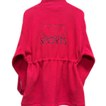 Christian Dior Vintage Sport Pink Fleece Jacket
