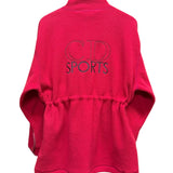 Christian Dior Vintage Sport Pink Fleece Jacket