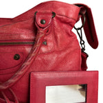 Balenciaga Red Le City Bag S