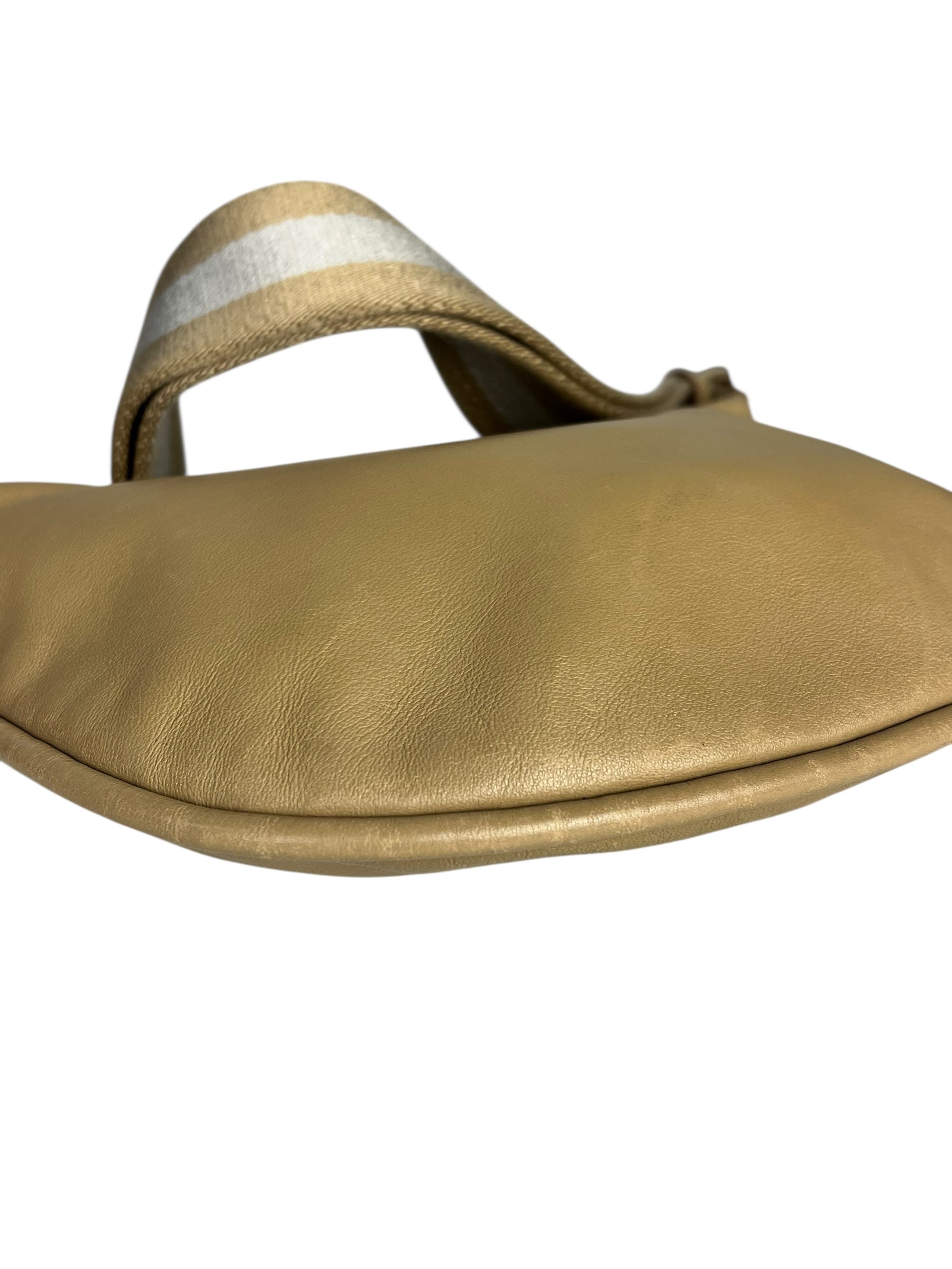 Gucci Beige Leather Vintage Hobo Bag