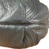 Fendi Vintage Black Leather Spy Hobo Bag