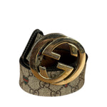 Gucci Heart GG Supreme Belt