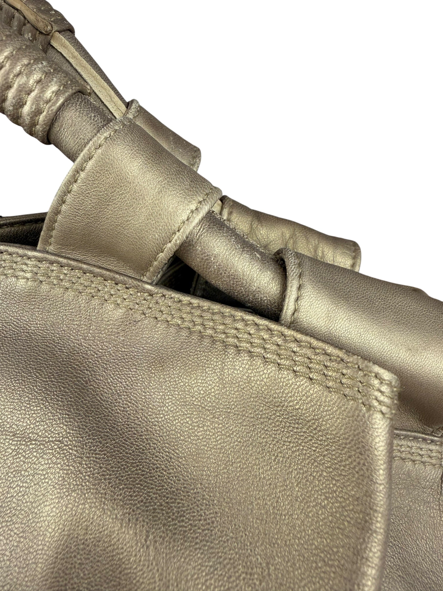 Loewe Vintage Gold Nappa Aire Hobo/Tote Bag