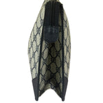 Gucci Vintage GG Coated Canvas Zip Travel Pouch Navy