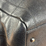 Chanel Black Leather Chocolate Bar Square-Stitched Bowler Shoulder Bag 2005