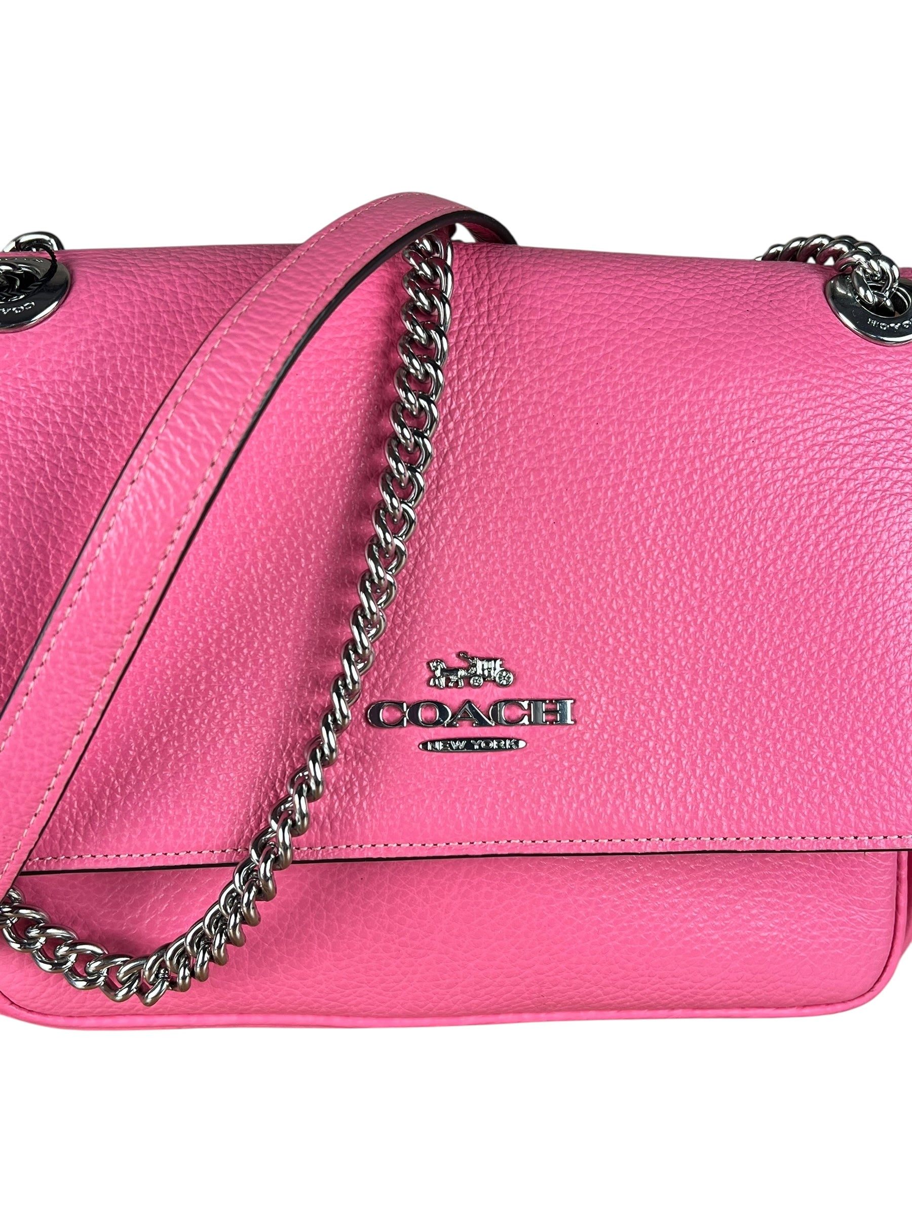 Coach Leather Klare Crossbody 25 Pink