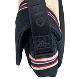 Chanel Navy Cloth Sport Line Shoulder Bag 2005