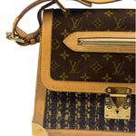 Louis Vuitton Brown Monogram Ambre Tweedy Zip GM