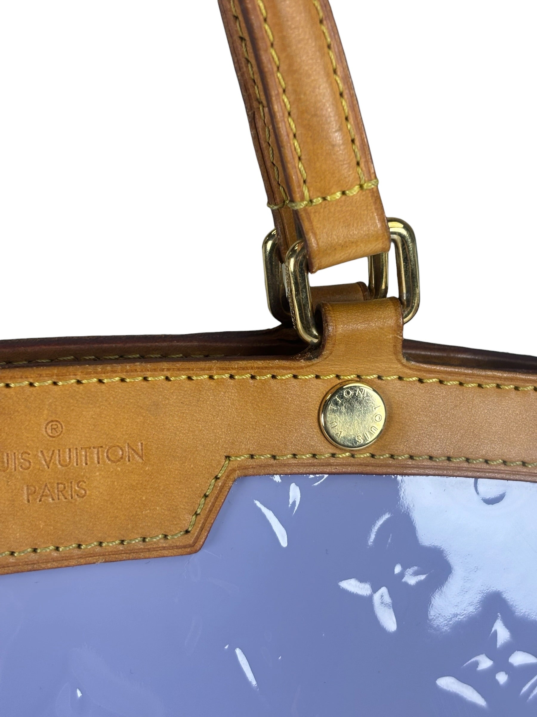 Louis Vuitton Purple Vernis Brea Two-Way Bag