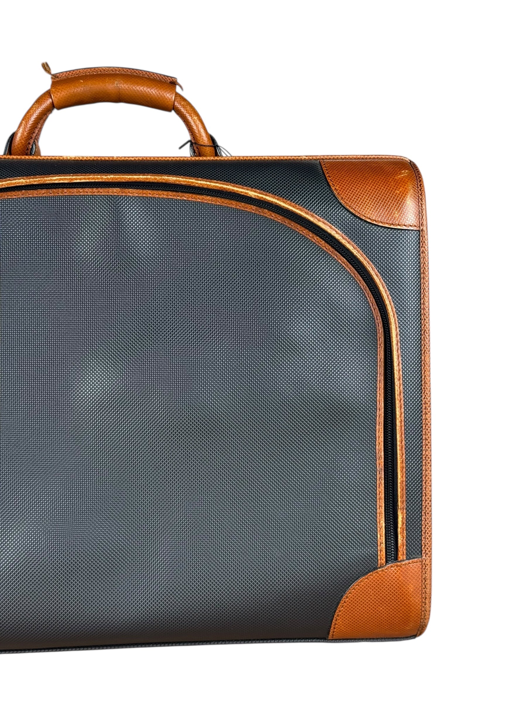 Bottega Veneta Vintage Travel Case Black/Brown