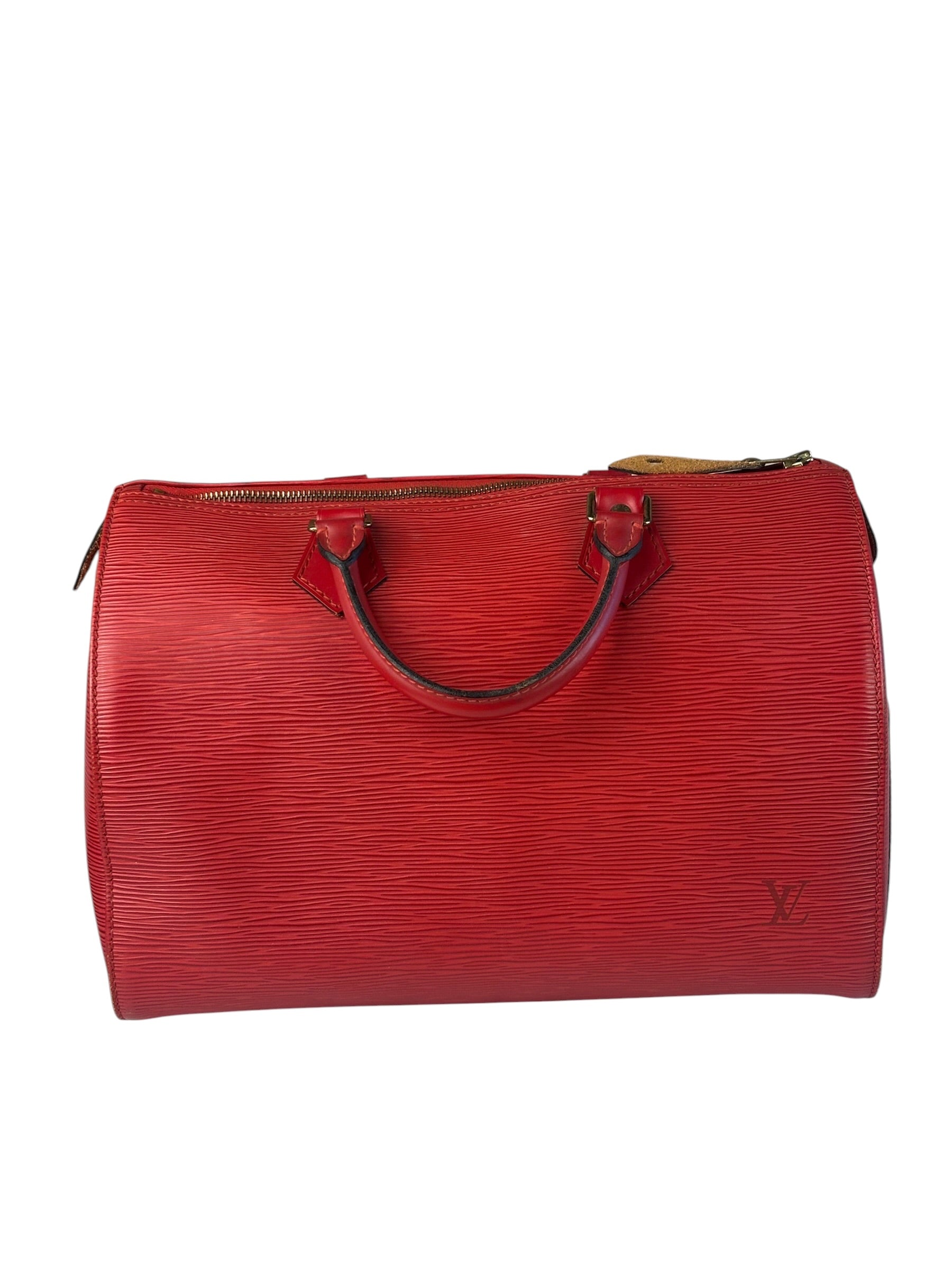 Louis Vuitton Red Epi Leather Speedy 30