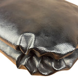 Coach Black Poppy Liquid Gloss Leather Storypatch Hobo Bag