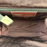 Metier Brown Leather Long Haul Toiletry Bag