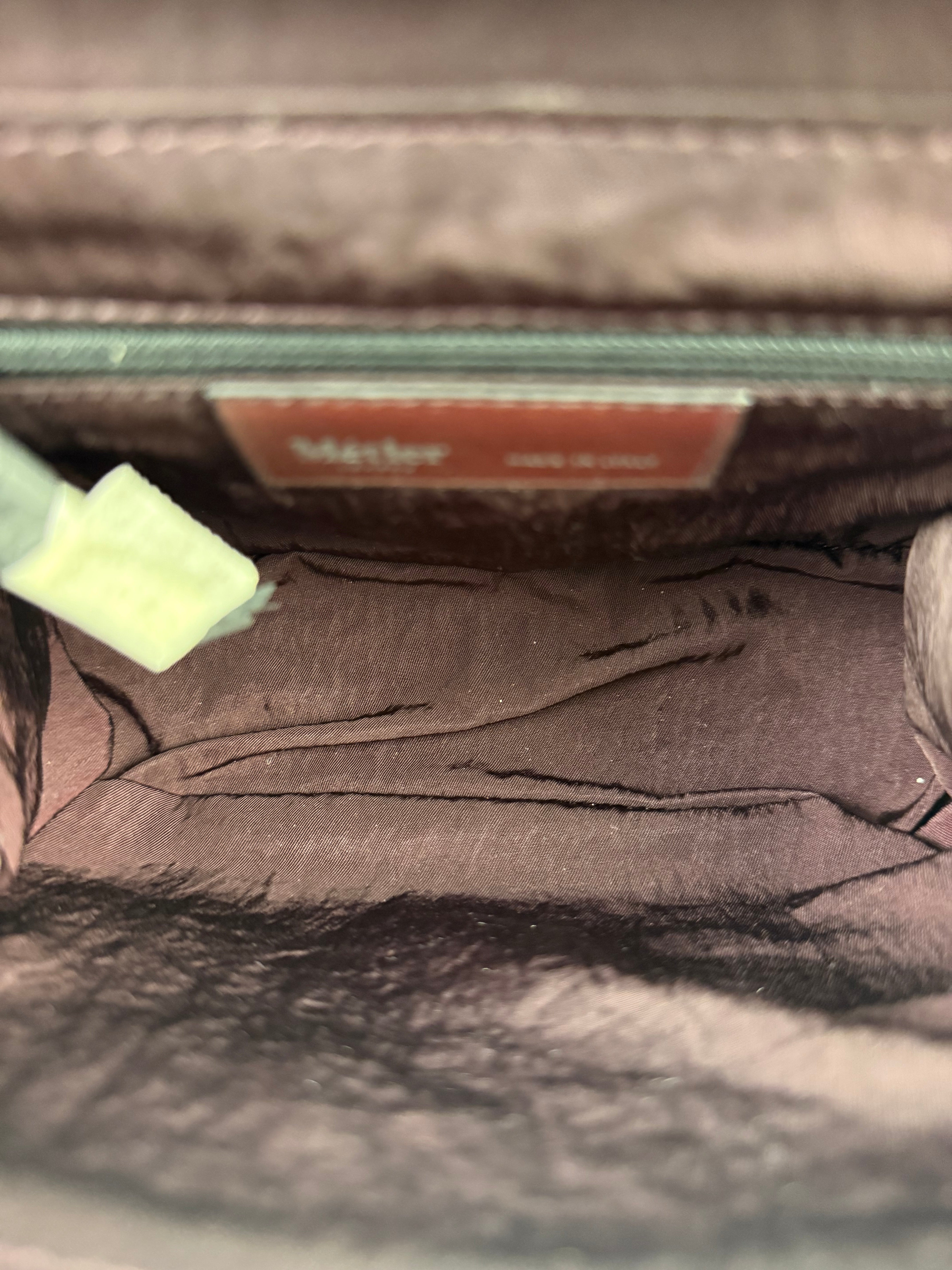 Metier Brown Leather Long Haul Toiletry Bag