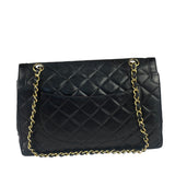 Chanel Black Quilted Leather Double Flap Small Bag