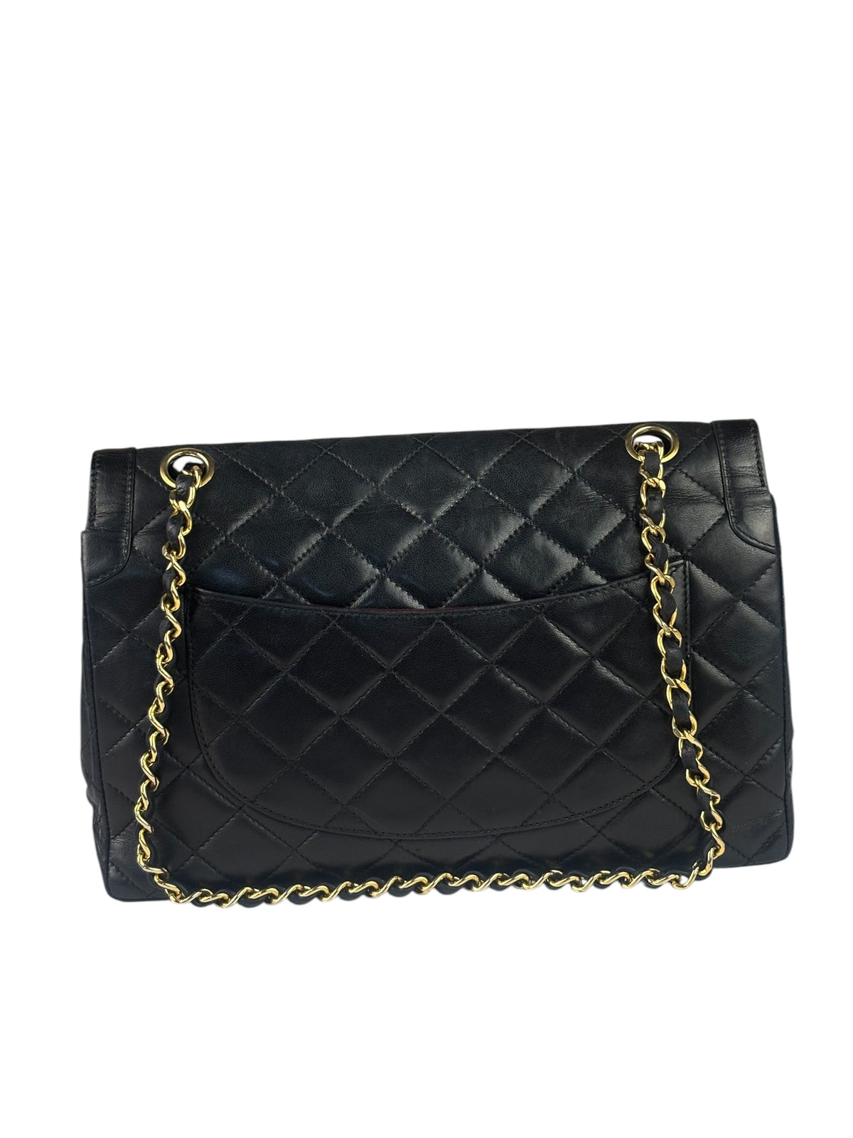 Chanel Black Quilted Leather Double Flap Small Bag