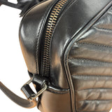 Yves Saint Laurent Black Leather Lou Camera Bag