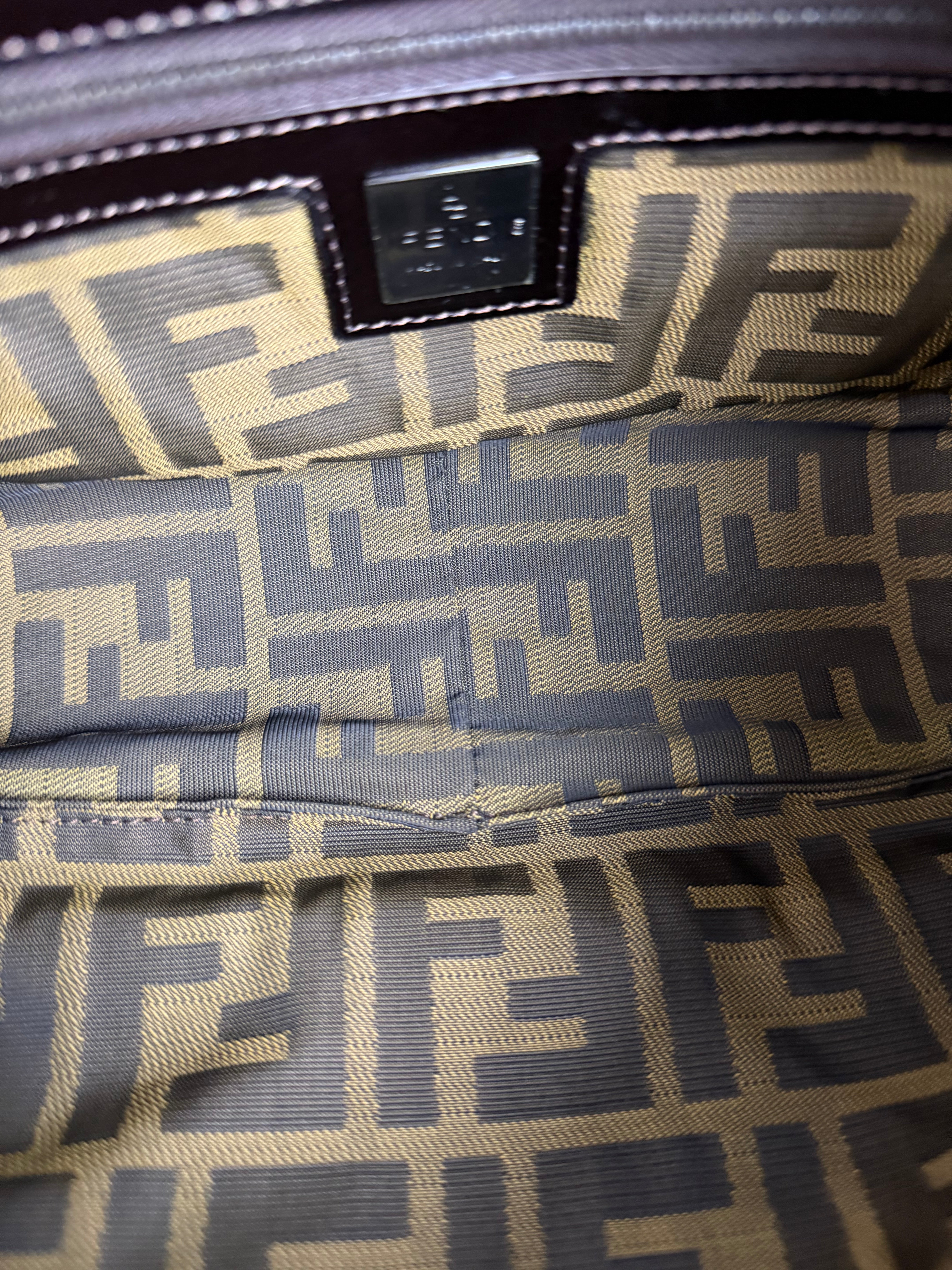 Fendi FF Bird Print Baguette