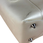 Christain Dior Leather Chrome Beaded Malice Tote Bag