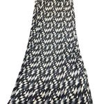 Fendi Black/White Geometric Patterned Sleeveless Tank Dress