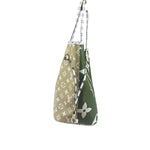 Louis Vuitton Olive Green/Beige Monogram Giant Neverfull MM