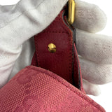 Gucci GG Vintage Pink Canvas Horsebit Shoulder Bag