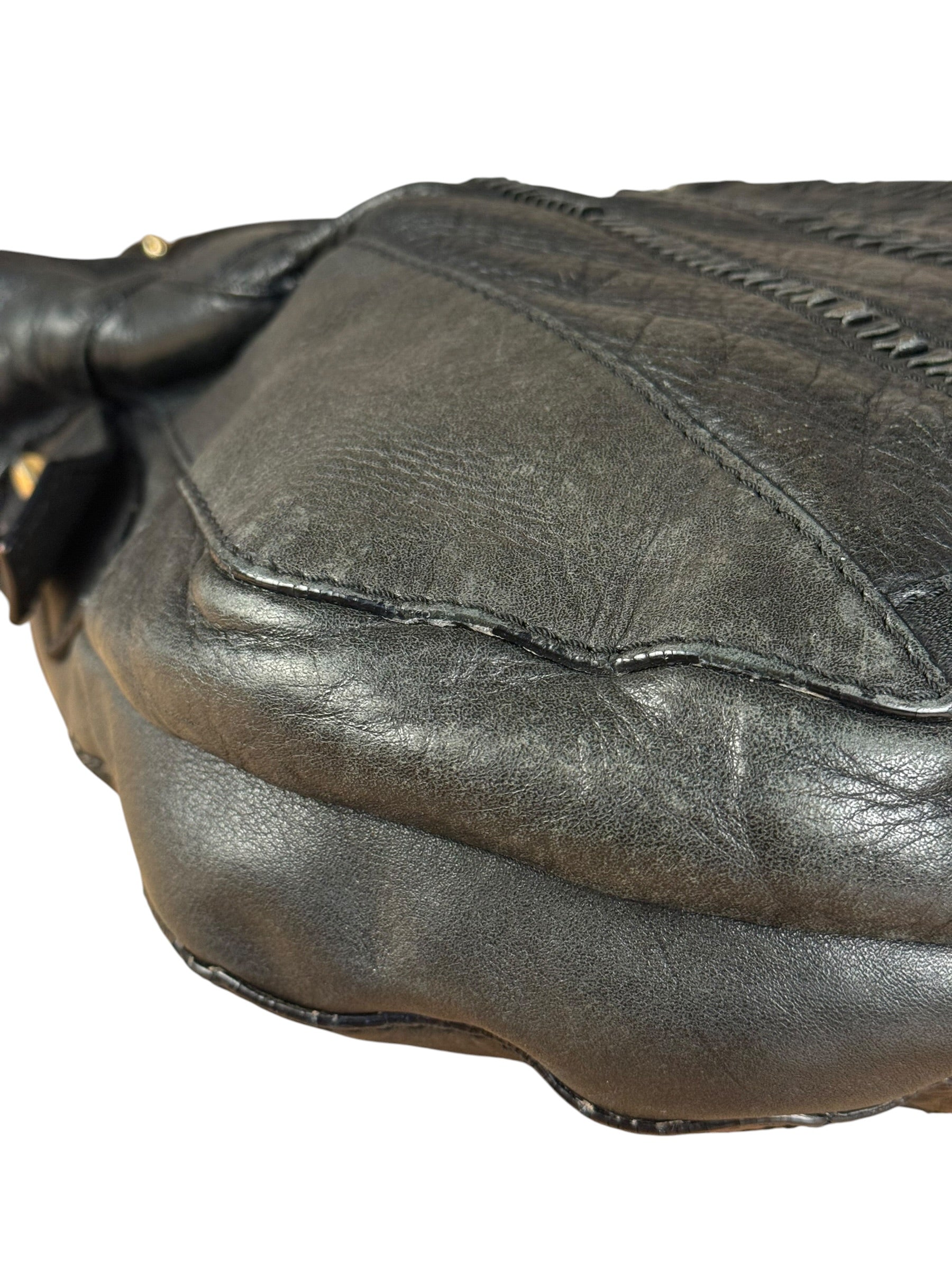 Givenchy Black Leather Hobo Bag