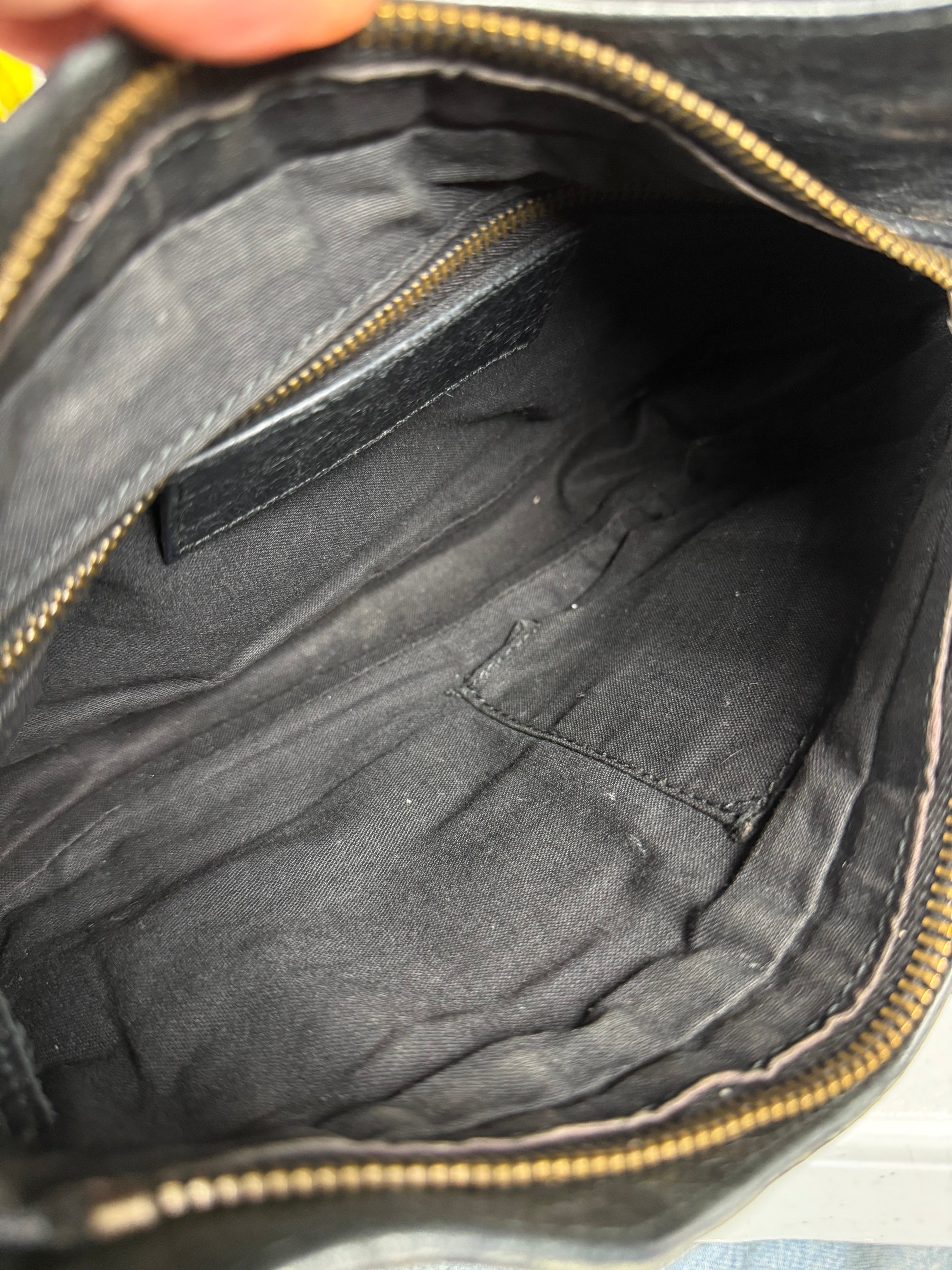 Balenciaga Black Moto Crossbody Bag