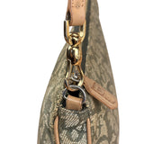 Christian Dior Vintage Olive Green Oblique Saddle Pochette
