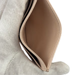 Christian Dior Nude Pink Leather Card Holder