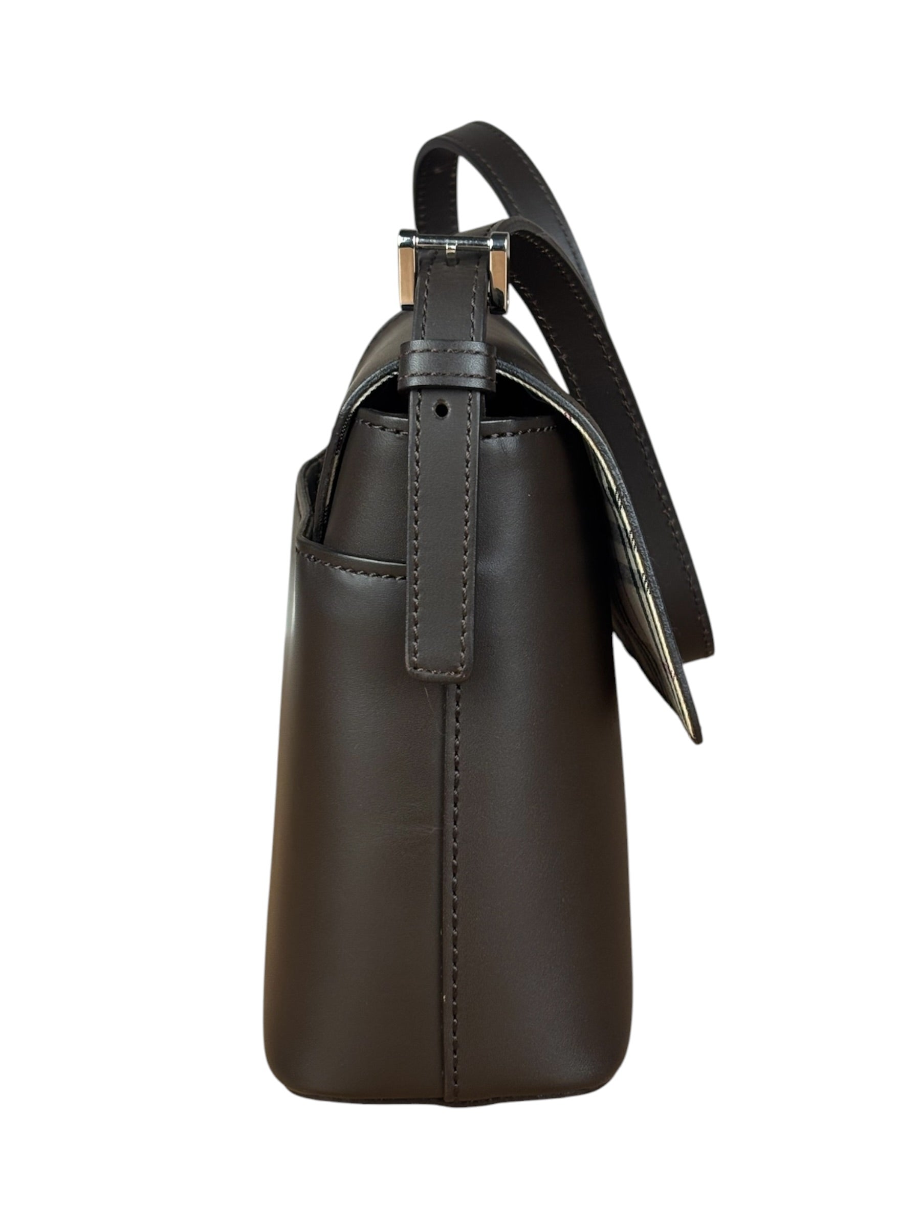 Burberry Brown Leather Shoulder Bag