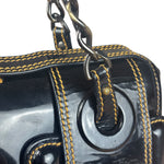 Fendi Black Patent Leather Shoulder Bag B