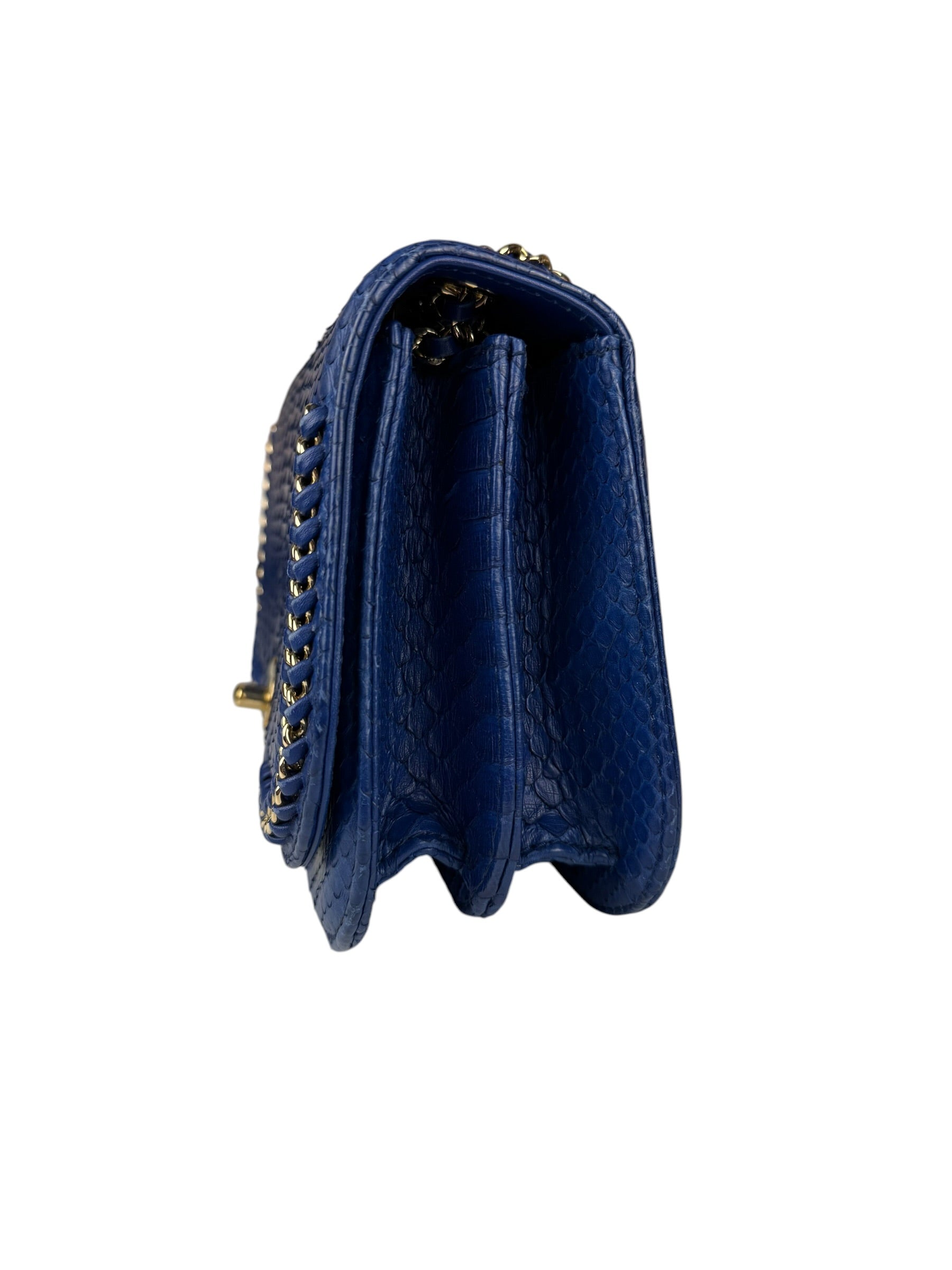 Chanel Braided Chic Python Flap Bag 2017