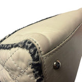 Chanel Cream Lambskin Funny Tweed Flap Bag 2009