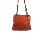 Chanel Red Caviar Quilted Small Frame Shoulder Bag 2011