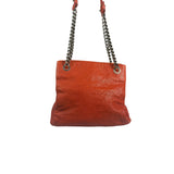 Chanel Red Caviar Quilted Small Frame Shoulder Bag 2011