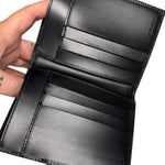 Prada Black Leather Bi-Fold Wallet