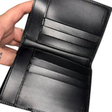Prada Black Leather Bi-Fold Wallet