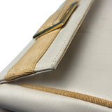 Salvatore Ferragamo Vintage Cream Vara Leather Crossbody Shoulder Bag
