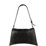 Balenciaga Crush Sling Shoulder Bag Black Leather