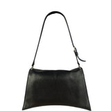 Balenciaga Crush Sling Shoulder Bag Black Leather