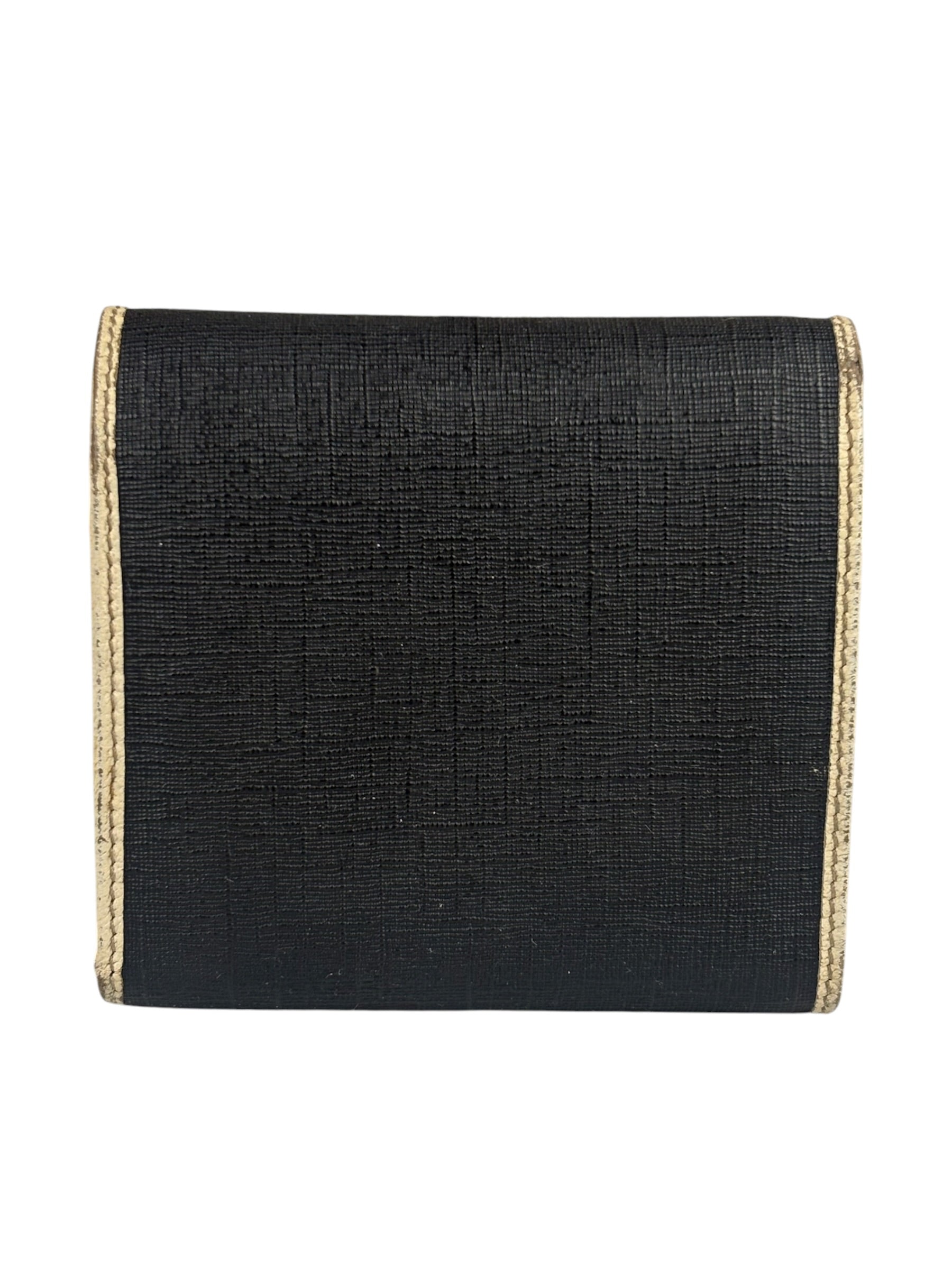 Gucci Vintage Leather Unisex Trifold Wallet
