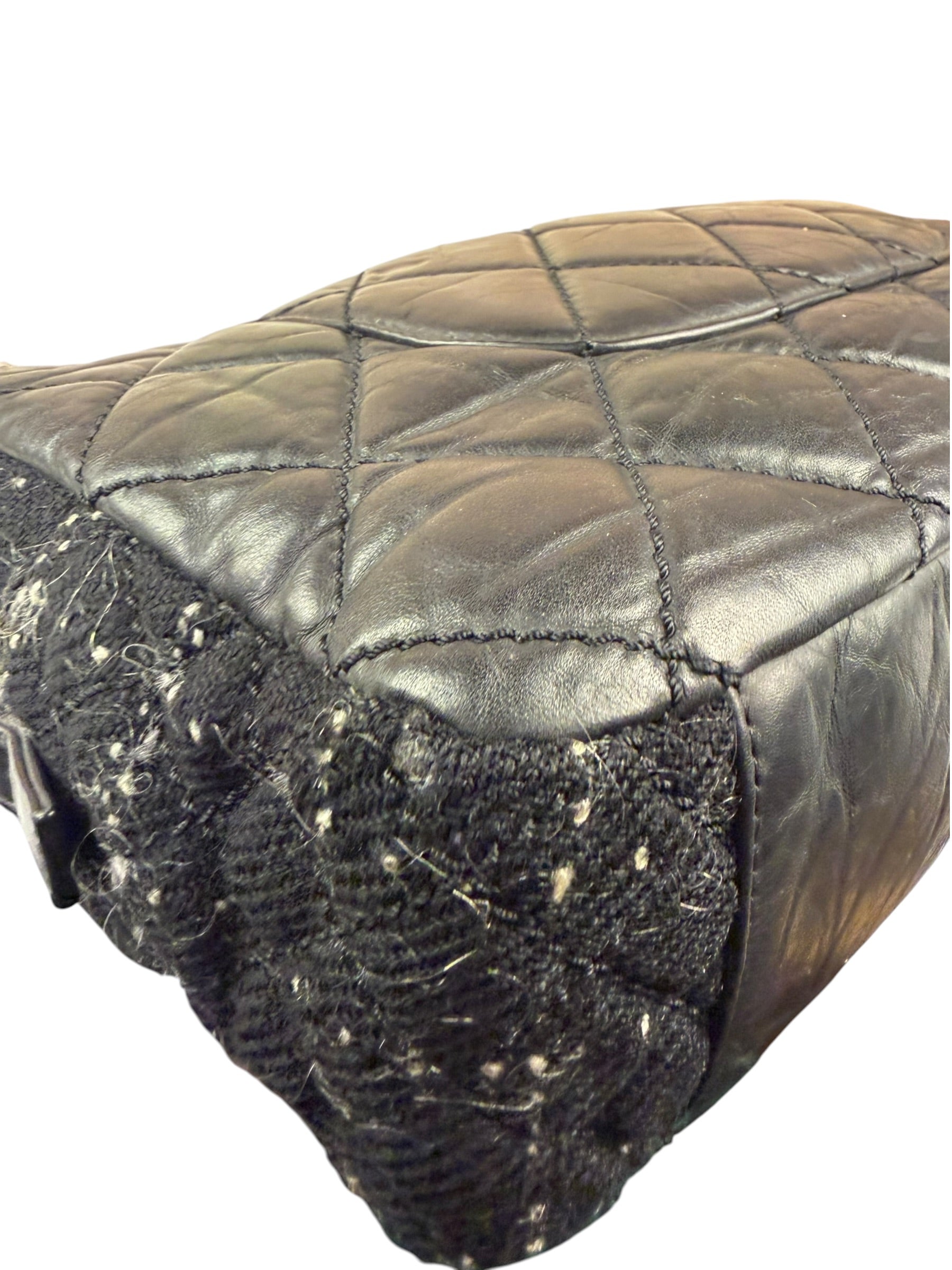 Chanel Black Quilted Calfskin Portobello Flap Bag 2013