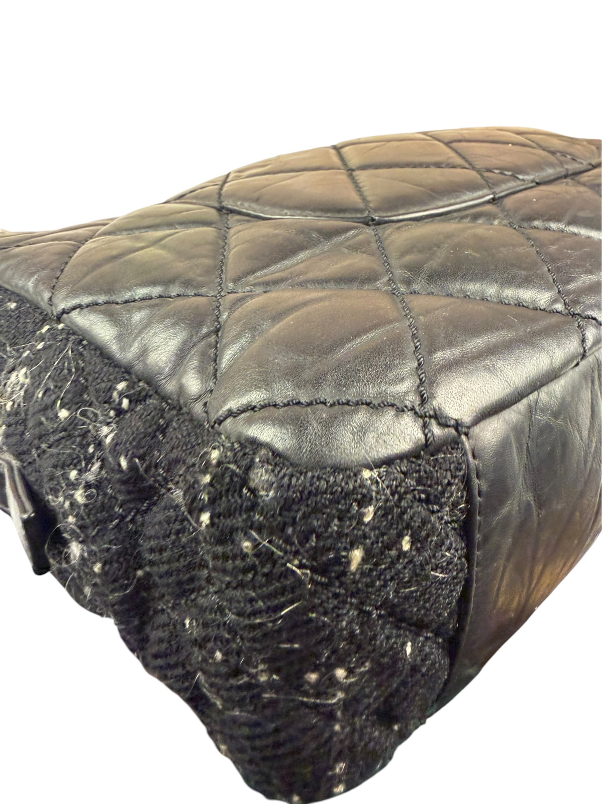 Chanel Black Quilted Calfskin Portobello Flap Bag 2013