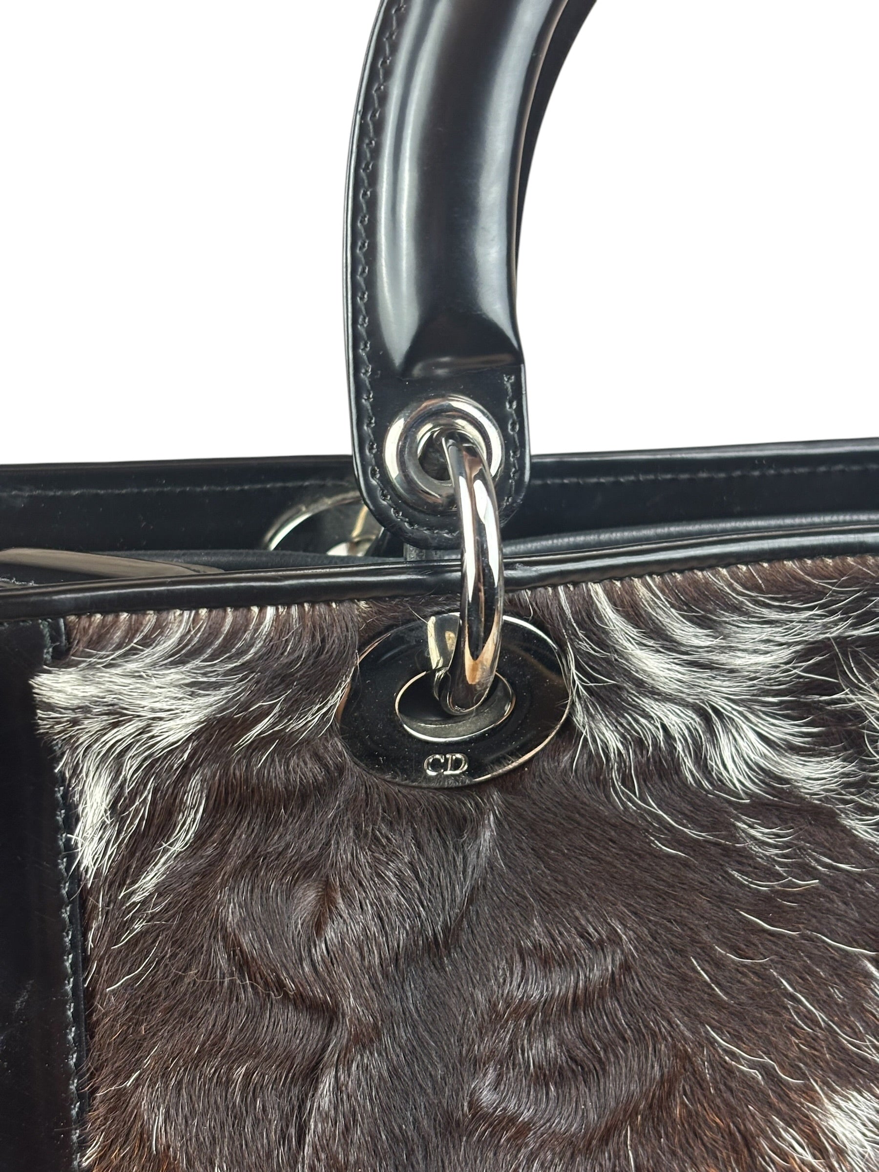 Christian Dior Vintage Lady Dior Large Tote Bag