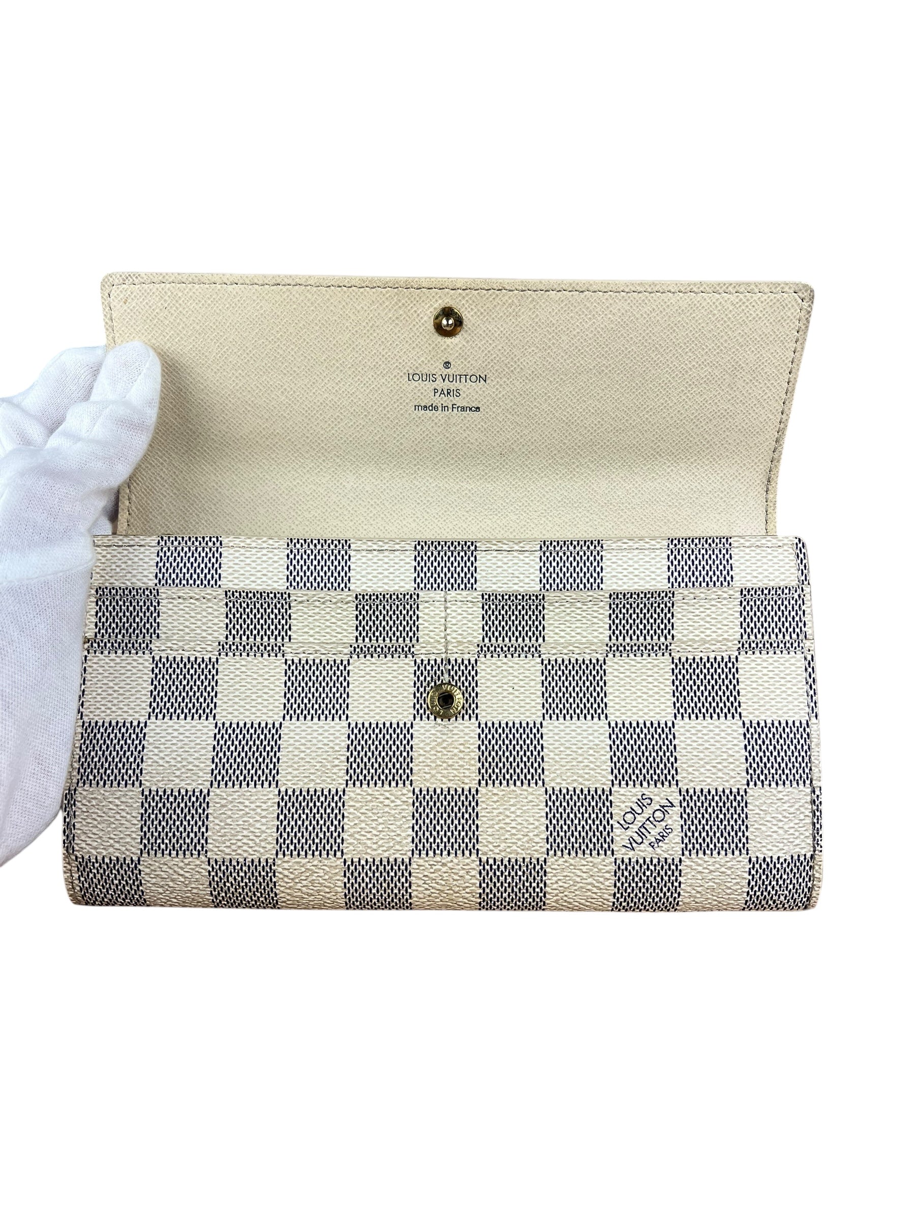 Louis Vuitton Damier Azur Long Wallet