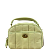 Coach Lime Nappa Leather Top Handle Bag